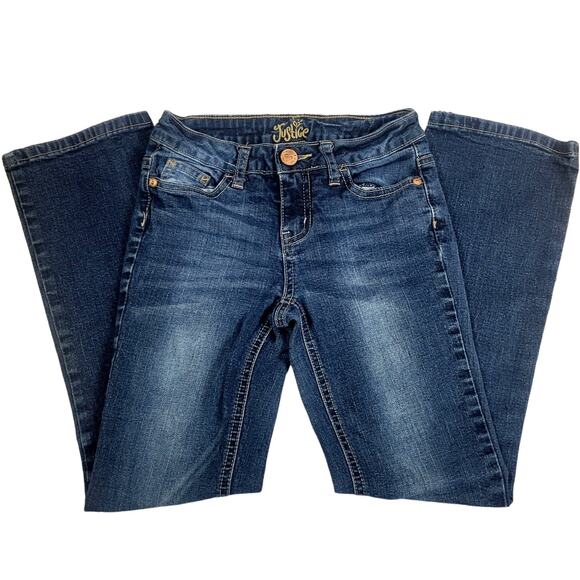 Justice Jeans Simply Low Bootcut Girl's Size 10 - Picture 1 of 5